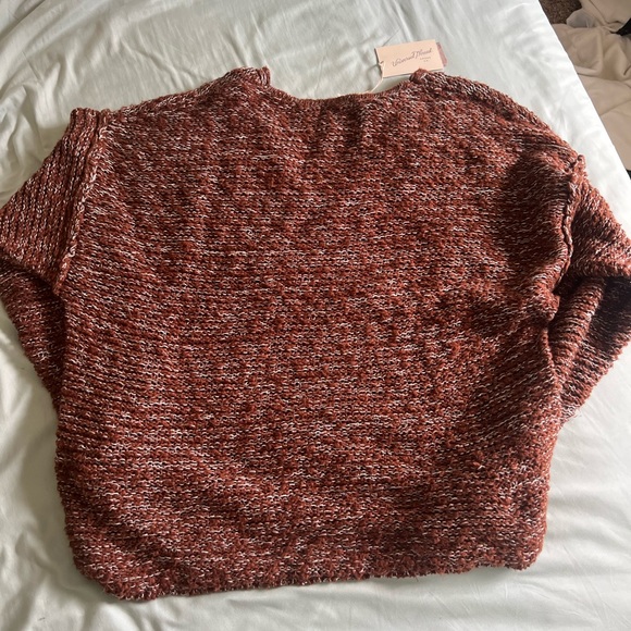 Universal thread large brown cable knit sweatshirt long sleeve new with tags - Picture 4 of 5